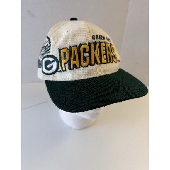 Vintage Sports Specialties Green Bay Packers Snapback Hat Cap Logo Wool